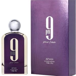 Afnan 9 PM pour femme eau de parfum spray 3.4 oz women’s (NEW)